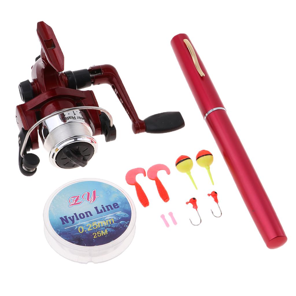 Fishing Lure Jig - Joran Pancing Mini Portabel Saku, Tongkat