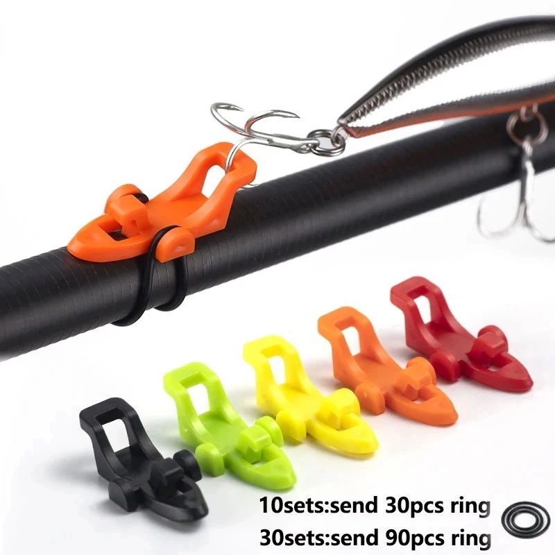 Fishing Lure Jig - 10-20 set Penjepit Kait Joran Pancing,