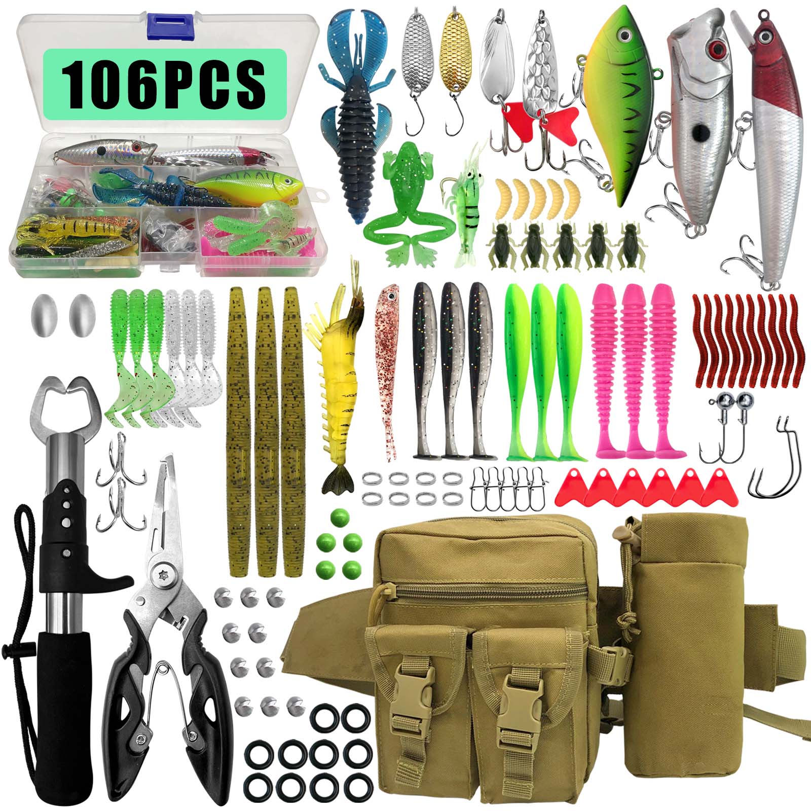 200/106/92pcs Perlengkapan Ump - Fishing Lure Making Kit ulasan dan harga