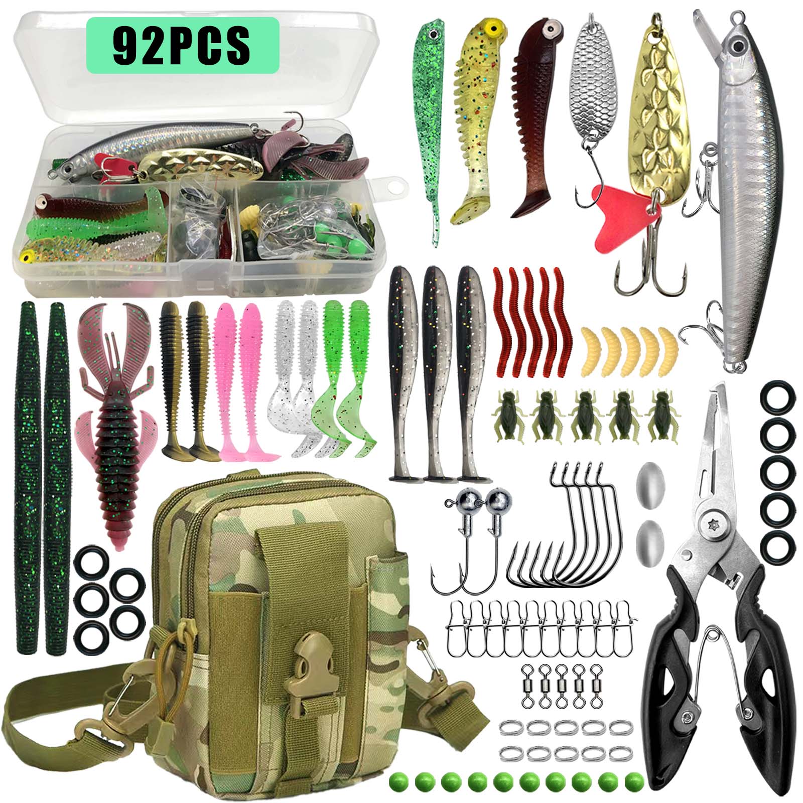 200/106/92pcs Perlengkapan Ump - Fishing Lure Making Kit ulasan dan harga