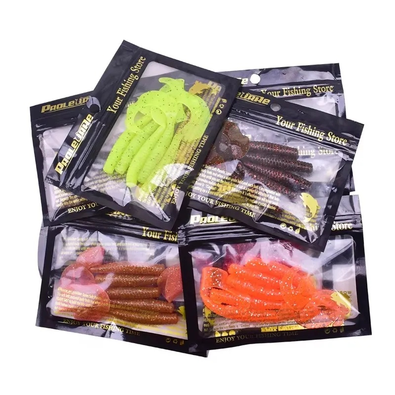 5pcs/Lot Umpan Lunak Keriting  - Fishing Lure Swimbait ulasan dan harga