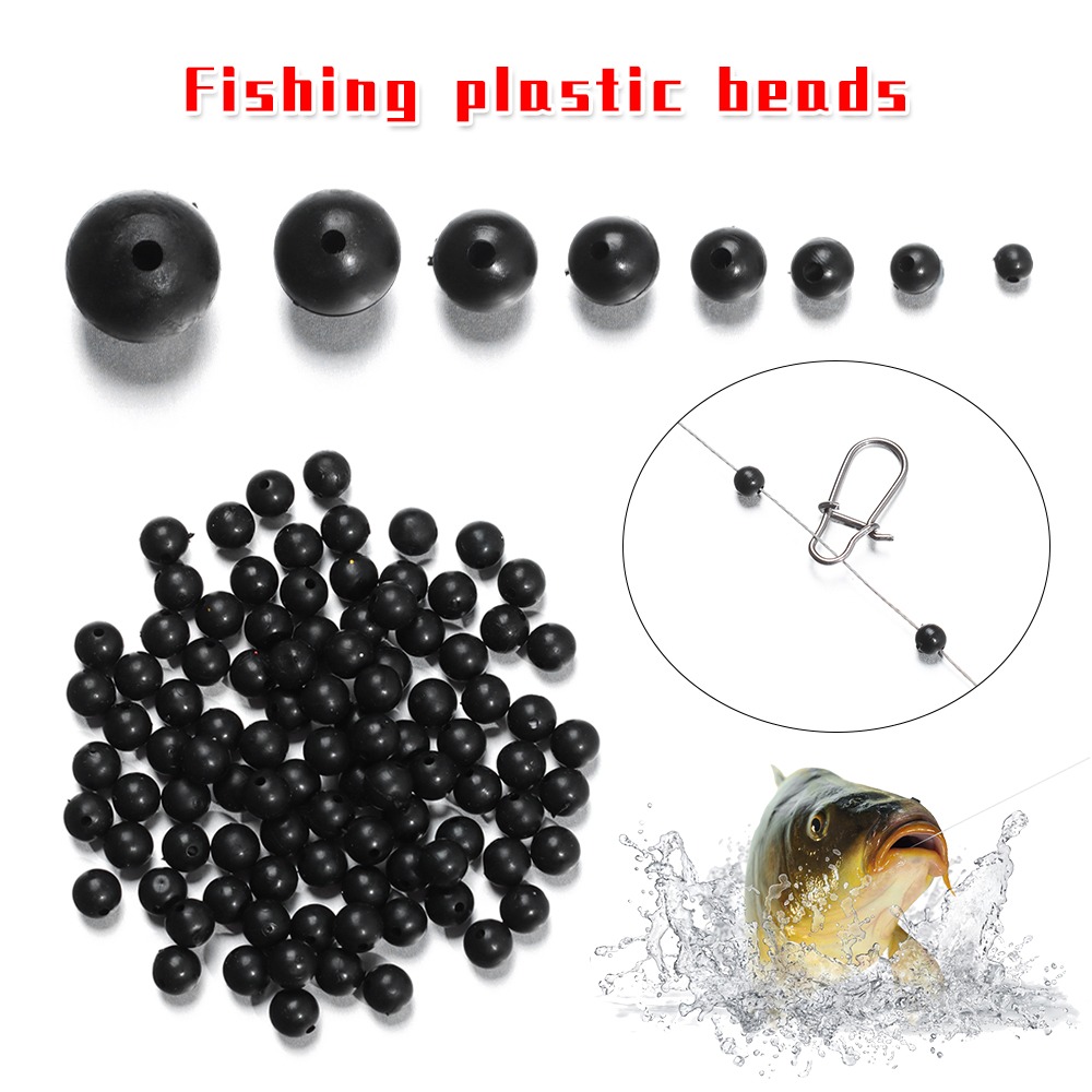 100 Buah/Lot Manik-manik Panci - Fishing Lure Soft Plastic ulasan dan harga