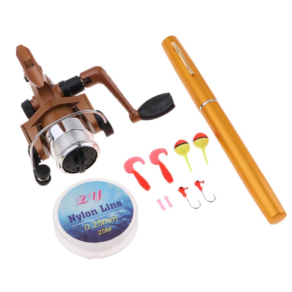 Joran Pancing Mini Portabel Sa - Fishing Lure Jig ulasan dan harga
