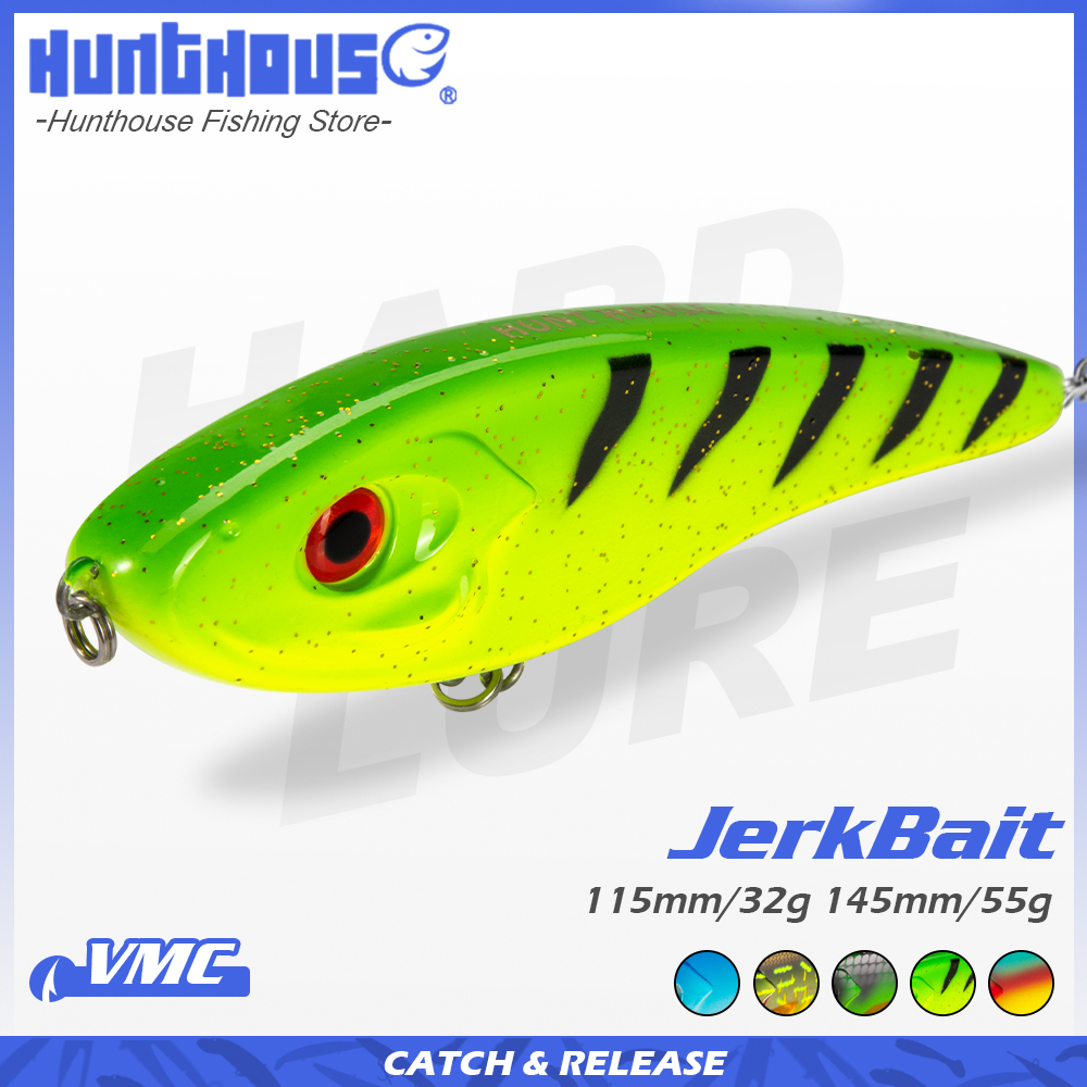 Umpan Pancing Hunthouse Jerkba - Fishing Lure Swimbait ulasan dan harga