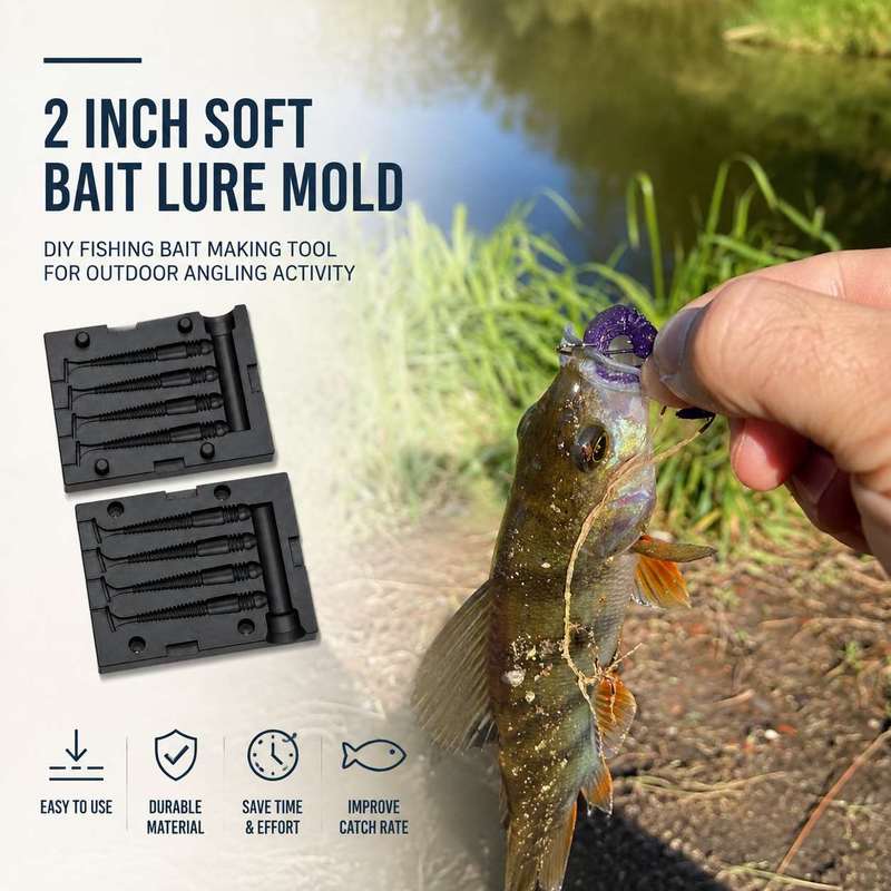 Cetakan Umpan Lunak 2 Inci, Al - Fishing Lure Accessories ulasan dan harga